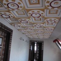 décoration de plafond lumineux avec une image de lumière supplémentaire