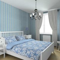 une combinaison de couleurs sombres dans le design de la photo de la chambre