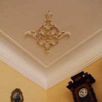 belle décoration de plafond à motifs photo