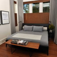 photo de chambre à coucher de style léger