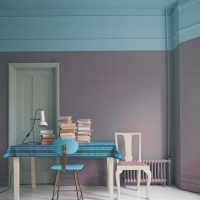 décor lumineux de l'appartement en photo couleur bleu