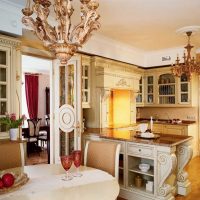 intérieur de belle chambre dans un style moderne photo