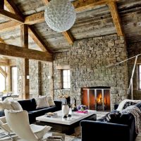 photo de style rustique chambre lumineuse