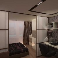 diseño brillante de la habitación y sala de estar en una habitación photo