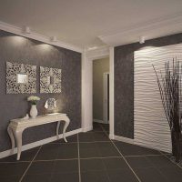 sol sombre et lumineux à l'intérieur de l'appartement photo