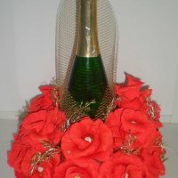 décoration de bouteille originale pour photo de style de chambre