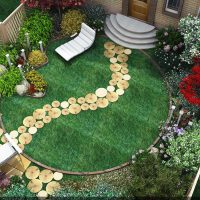 beau design de la zone de banlieue avec des fleurs image de bricolage