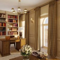bel appartement intérieur avec panneaux muraux picture