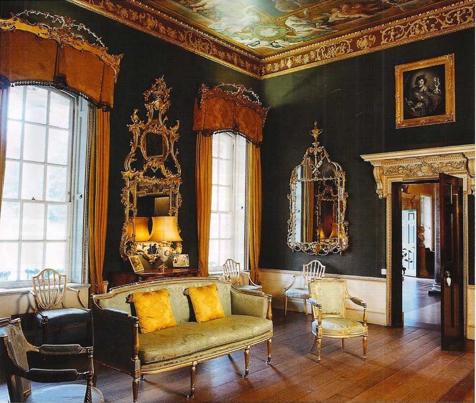 Hermoso dormitorio victoriano interior