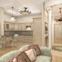 belle chambre design en photo de style grec