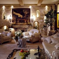 chambre de style lumineux en photo de style gothique