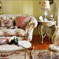 salon design lumineux en photo de style vintage