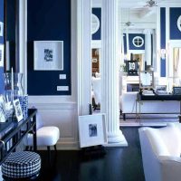 conception de la chambre lumineuse dans l'image de style grec