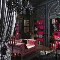 beau salon de style photo de style gothique