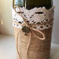 décoration de bouteille inhabituelle pour l'intérieur d'un appartement