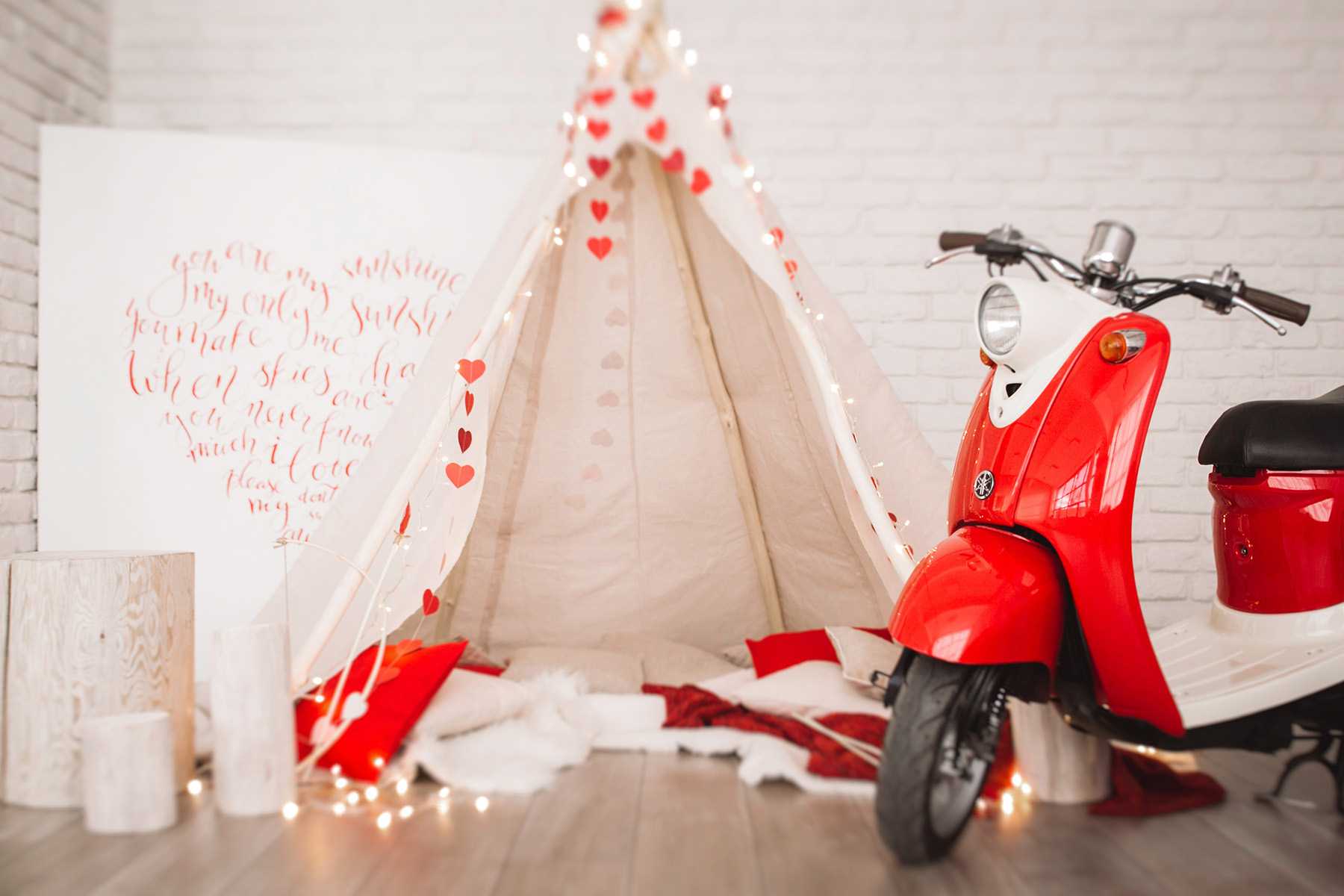 belle décoration de chambre à faire soi-même pour la Saint-Valentin