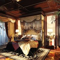 décor de chambre original dans l'image de style Empire