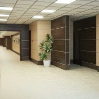 intérieur lumineux de l'appartement avec panneaux muraux picture