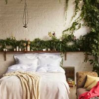 design inhabituel d'une photo de chambre