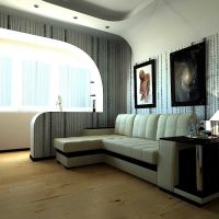 decoración brillante de la sala de estar dormitorio photo