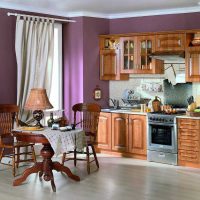 une combinaison de couleurs claires dans le style de la photo de la cuisine