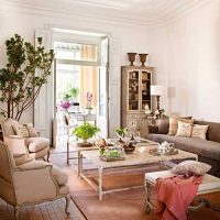 belle chambre design en photo de style vintage