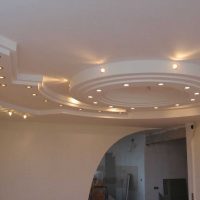 photo impression de décoration de plafond lumineux