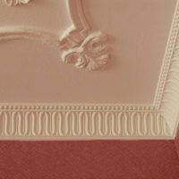 décoration de plafond classique avec une image extra légère