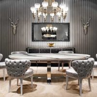 intérieur de la chambre lumineuse dans un style moderne photo