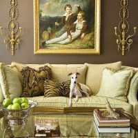 imagen inusual de la decoración del apartamento de estilo victoriano