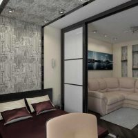 hermosa decoración de la habitación y sala de estar en una habitación photo