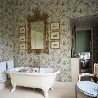 hermosa habitación de diseño en imagen de estilo victoriano