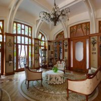 intérieur de maison magnifique dans une photo de style moderne