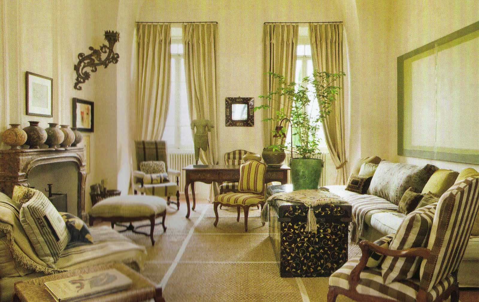 sala oscura de estilo victoriano