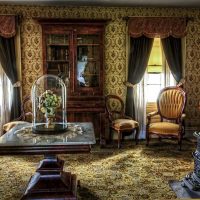 foto de estilo victoriano de estilo de sala de luz