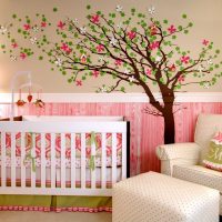 variante d'un décor lumineux pour la photo d'une chambre d'enfant