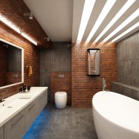 version d'une belle image d'éclairage intérieur led
