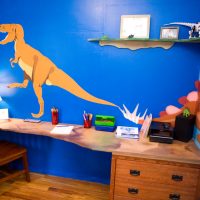 variante d'un beau décor de photo d'une chambre d'enfant