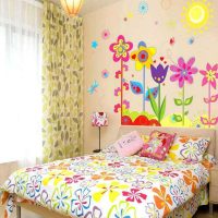 version de la décoration originale de la photo de la chambre des enfants