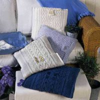 tapis crocheté à l'intérieur de la photo du salon