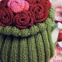 taies d'oreiller au crochet dans le style de l'image de la pièce