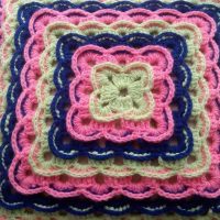 couvertures au crochet dans le décor de la photo de l'appartement