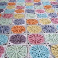 tapis au crochet dans l'image de la chambre à coucher design