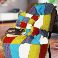 couvertures au crochet dans le style de l'image de la pièce