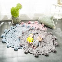 oreillers au crochet dans l'image de style de salon