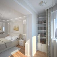 imagen interior brillante de la sala de estar del dormitorio