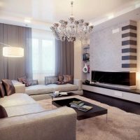 appartement design lumineux dans un style moderne photo