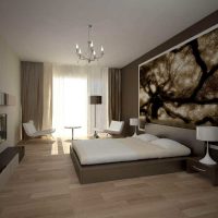 estilo original de dormitorio y sala de estar en una habitación photo