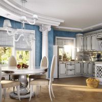chambre de style insolite en photo de style grec