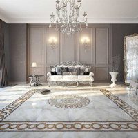 belle chambre design dans l'image de style Empire